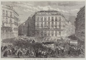 La Revolución en España, Entrada del General Prim en Madrid